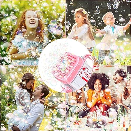 Bubble Water Gun | Bazooka Water Bubble Gun Toy For Kids, Toddlers | Out Door Fun Water Spray Gun (random Color)