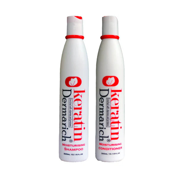 Dermarich® Keratin Nutrition and Moisturizing Smooth Shampoo and Conditioner (Bumper Offer)