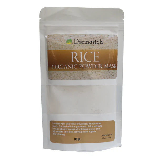 Dermarich® Rice Extract Powder Mask (100% Organic Pure Rice Extracts) | 120 gram