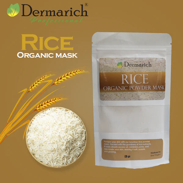 Dermarich® Rice Extract Powder Mask (100% Organic Pure Rice Extracts) | 120 gram