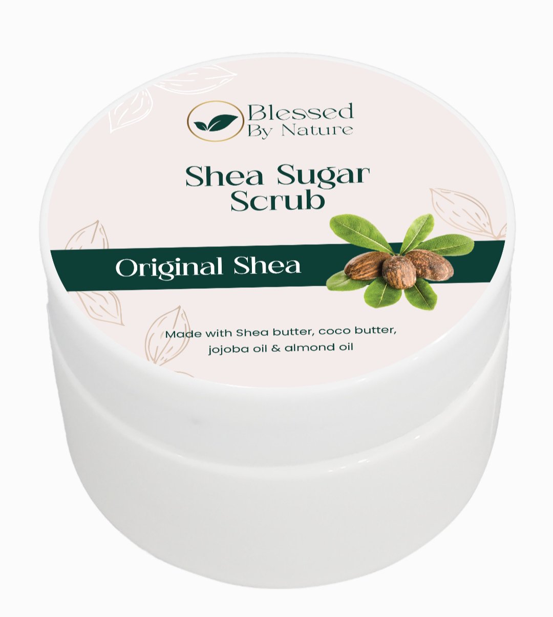 Blessed By Nature™ Shea Sugar Scrub (100% Organic)