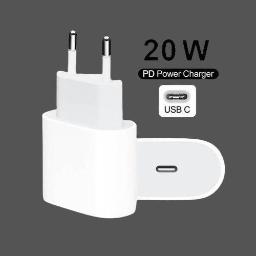Iphone 20W Type C Power Adapter Fast Reliable Charging
