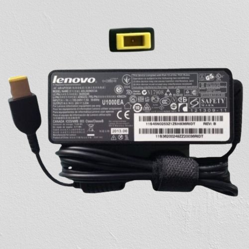 Lenovo Square Pin Charger 20V 3.25A 65 watt for Fast and Reliable Power