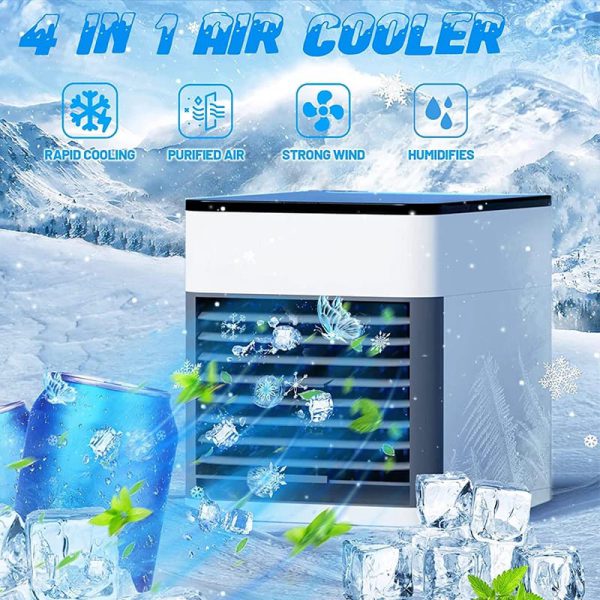 Mini Air Conditioning Cooling Fan Multifunction USBNew Household Portable Air Conditioner Humidifier Strong Wind | Portable Fan | Portable Air Cooler (usb Operated) (random Color)