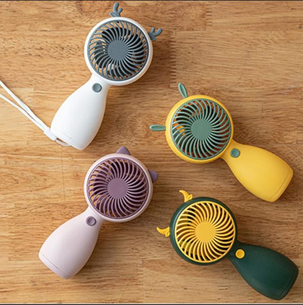 T Mini Fan Quiet Operation Portable Lightweight Handheld Cooling Fan For Home (random Color)