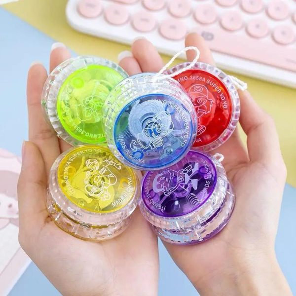 Pack Of 12 Led Toys Yo Yo Sport Toys Yo Yo Flashing Plastic For Kids