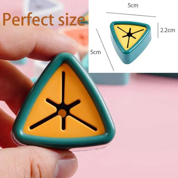(Pack Of 4) Towel And Rag Storage Plug Punch Free Towel Plug Holder Kitchen Bathroom Triangle Towel Plug Holder/ Bathroom Organizer Self Adhesive Wall Mount Push In Hook (random Color)