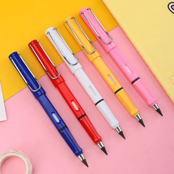 Pack of 6 Infinity Pencil With Builtin Rubber (random Color)