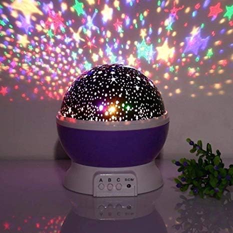 Star Master Dream Rotating Color Changing Projection Lamp Star Light Projector (random Color)