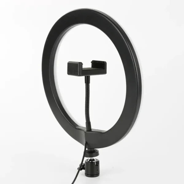 20cm Beauty Live Ring Light Photography Mobile Selfie Led Dimmable With Phone Holder