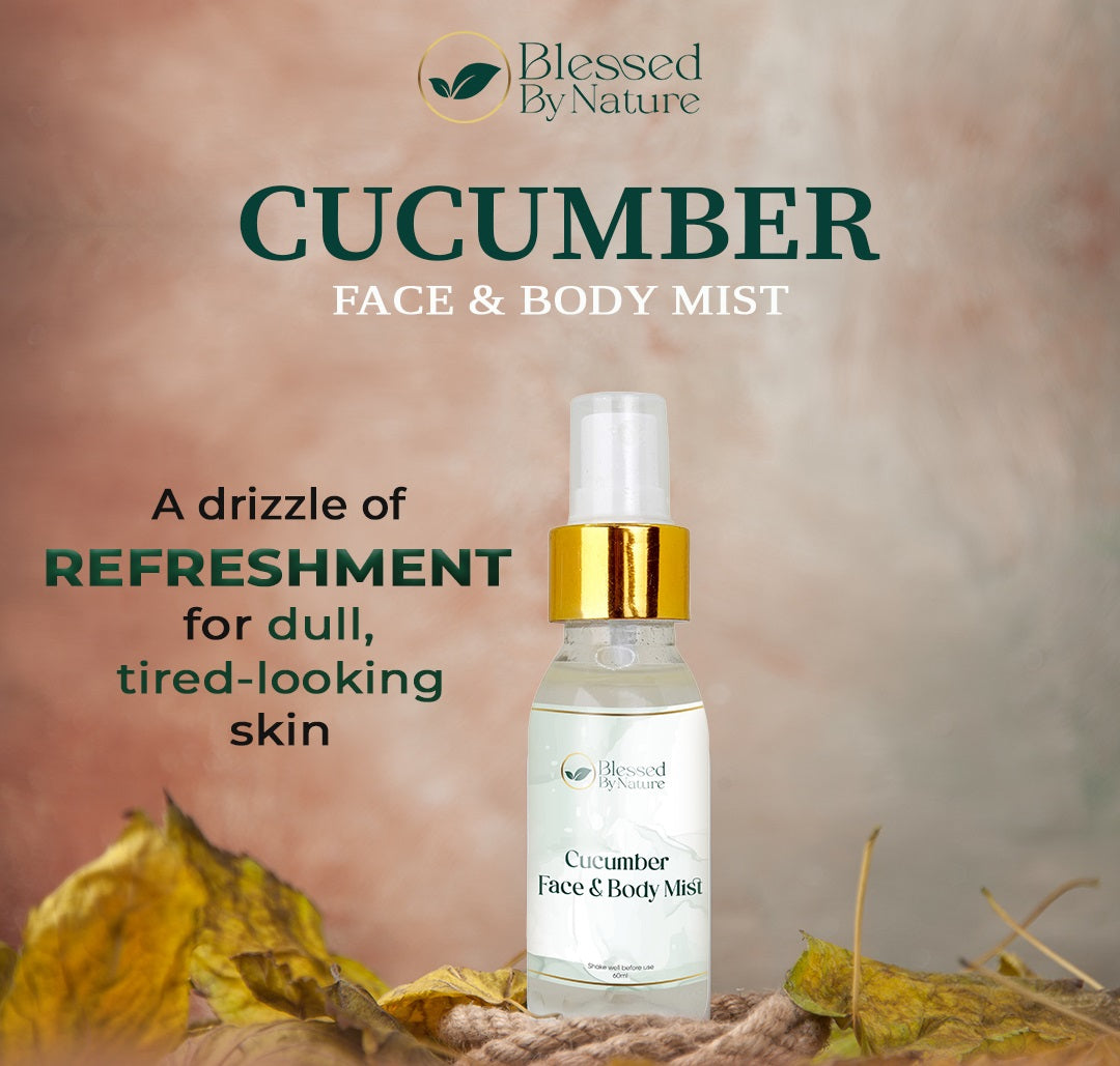 Blessed By Nature™ Cucumber Mist (with Vitamin E and Rose extracts)