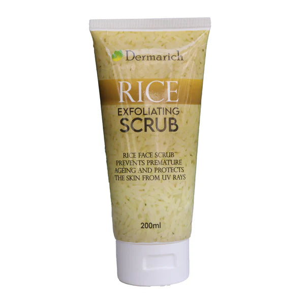 Dermarich® Rice Exfoliating Scrub (with Aloe Vera & Vitamin B3) | 200 mL