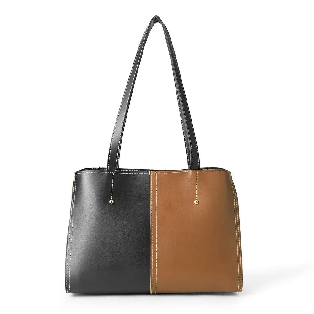 Black & Brown Ladies Tote Bag