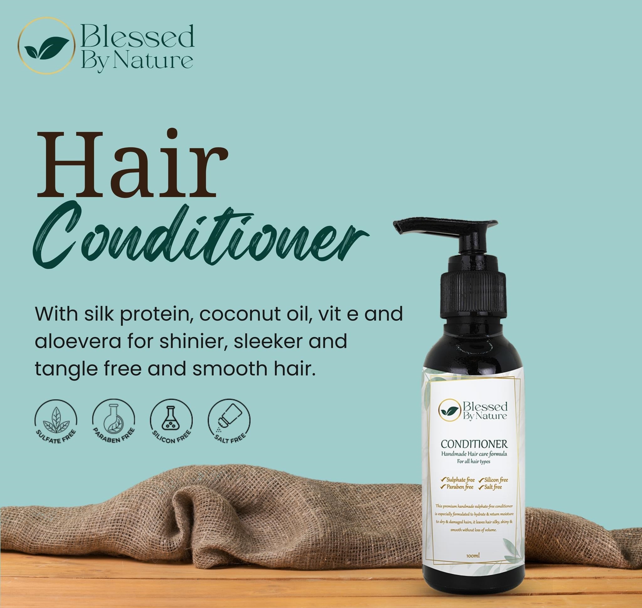 Blessed By Nature™ Hair Conditioner (100% Herbal)