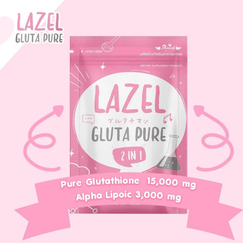 Skinest Lazel™ Gluta Pure 2 in 1 (30 Soft Gels) Made in Thailand (100% Original) Imported Product with Limited Time Offer