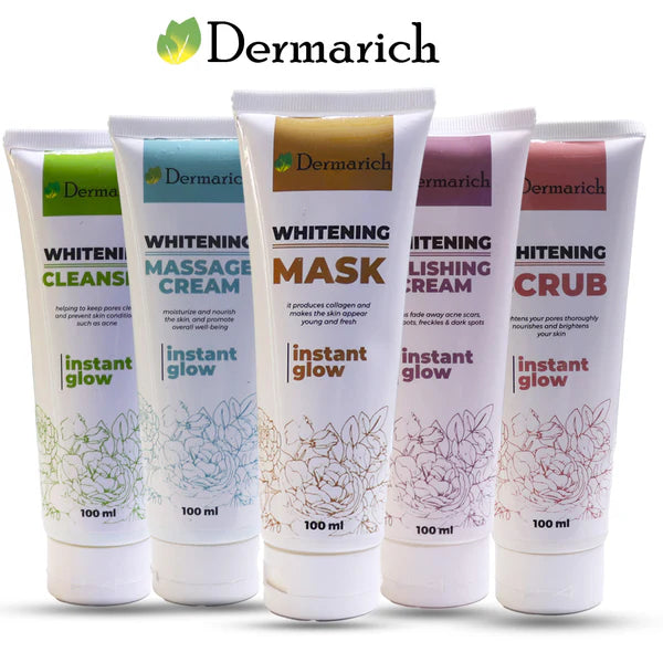 Dermarich® Instant Glow Luxury Whitening Facial Kit (Exclusive Discount Package)