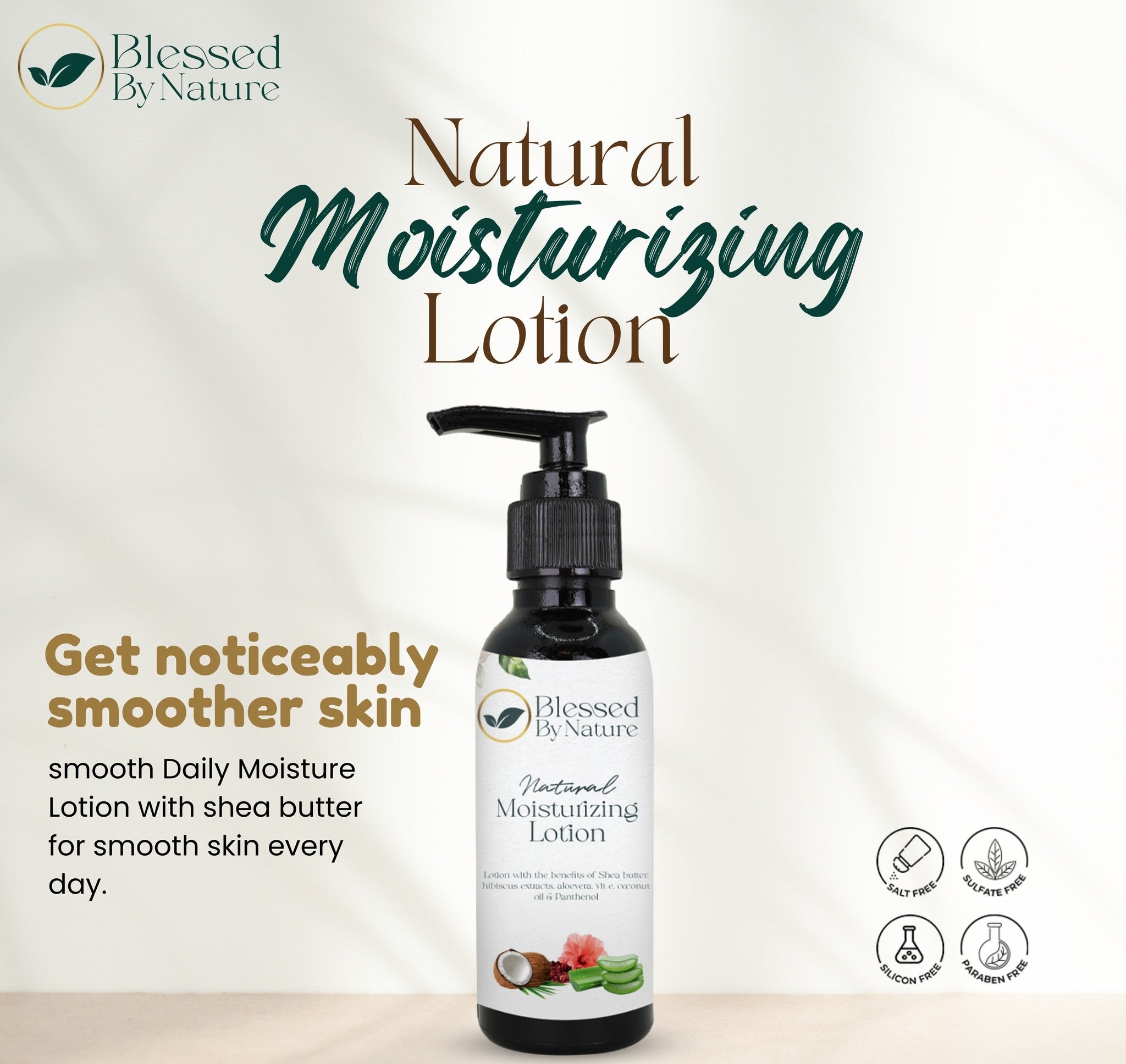 Blessed By Nature™ Natural Moisturizing Lotion (100% Herbal)