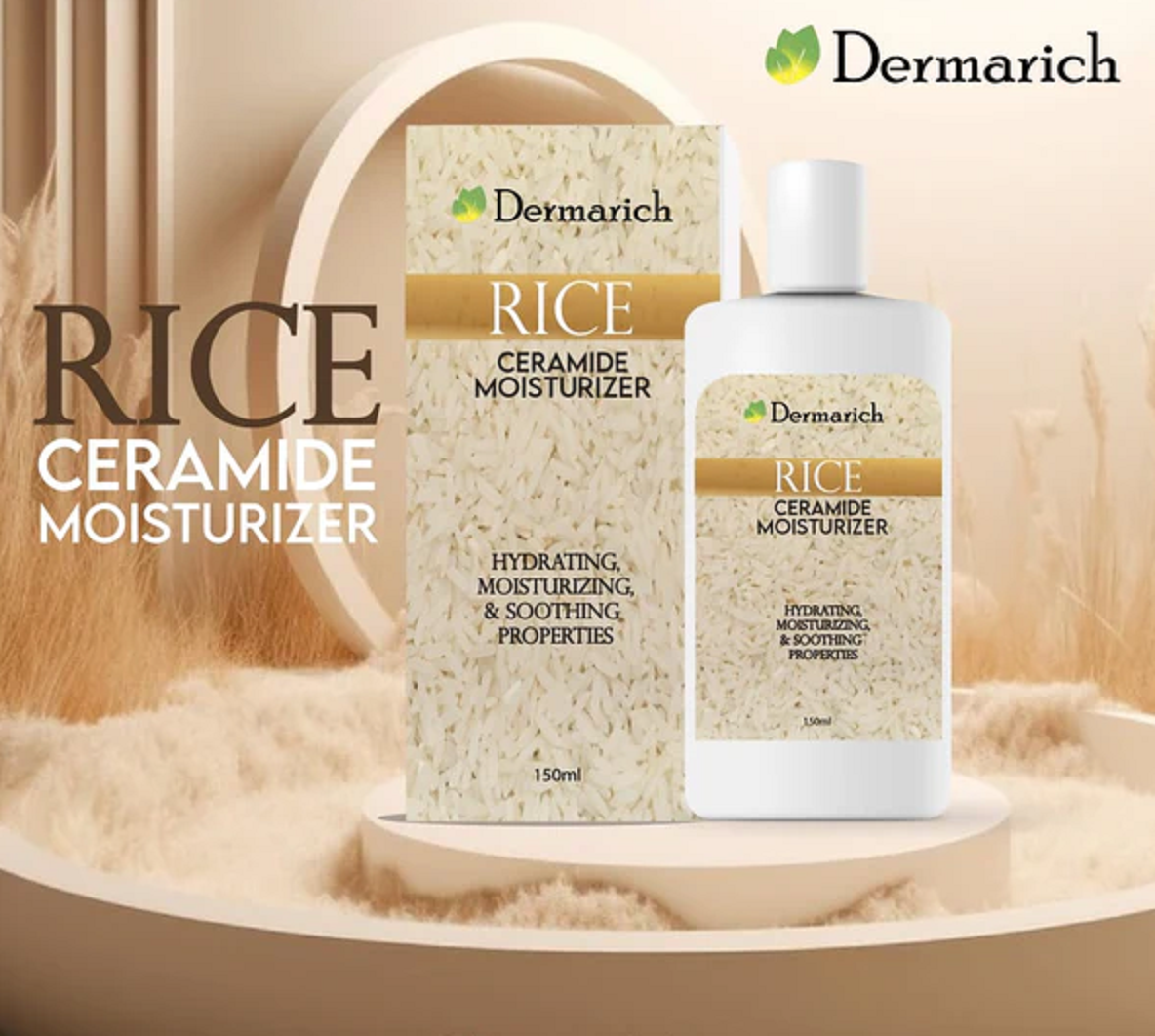 Dermarich® Rice Ceramide Moisturizer (with Powerful Rice Ingredients)