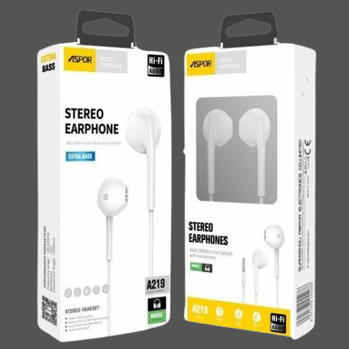 Aspor A219 Handfree Smart Surround Mic Crystal Clear Audio