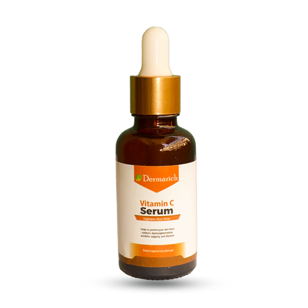 Dermarich® Vitamin C Face Serum (For Bright & Radiant Skin) With Vitamin C & Lemon | 30 mL