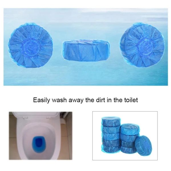 Blue Toilet Blocks Auto Toilet Cleaner 3x4 Pcs Set