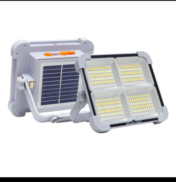 Household Solar Camping Flood Light Battery Ip66 Waterproof USB Emergency 200w Solar Led Dimmable Outdoor Work Light