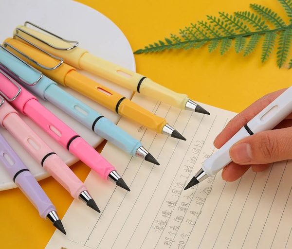 Pack of 6 Infinity Pencil With Builtin Rubber (random Color)